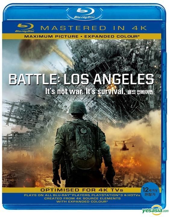 YESASIA: Battle: Los Angeles (Blu-ray) (Mastered in 4K) (Korea Version ...