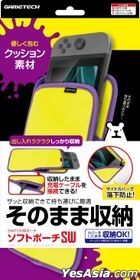 Nintendo Switch Soft Pouch SW (Yellow x Purple) (Japan Version)