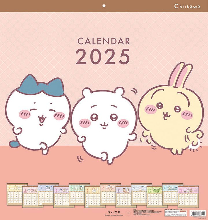 YESASIA: Chiikawa Square 2025 Calendar (Japan Version) CALENDAR,PHOTO ...