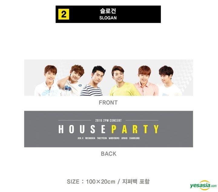 YESASIA: 2PM Concert 'House Party' Official Goods - Slogan GIFTS