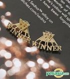 Winner Style - Twoway Simple Logo Earrings (Gold)
