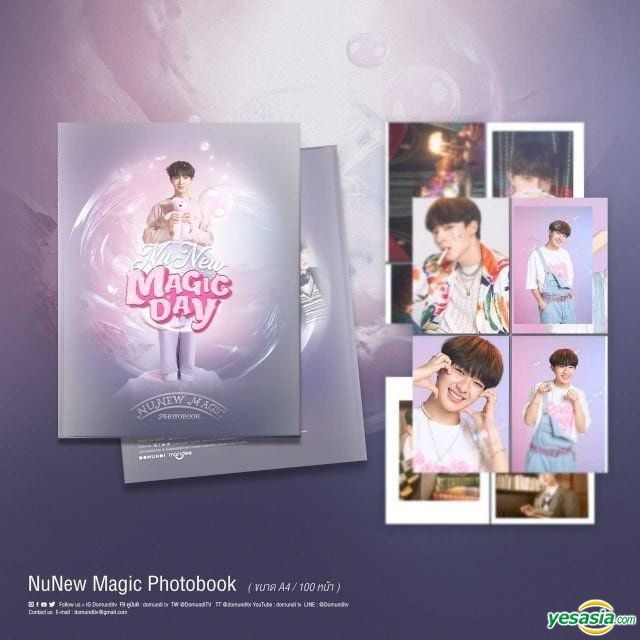 YESASIA: NuNew Magic Day - Official Photobook Celebrity  Gifts,PHOTO/POSTER,PHOTO ALBUM,MALE STARS - NuNew Chawarin Perdpiriyawong -  Thai & Other Asia Movies & Videos - Free Shipping - North America Site