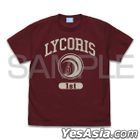 Lycoris Recoil : Lycoris 1st College T-Shirt (BURGUNDY) (Size:S)