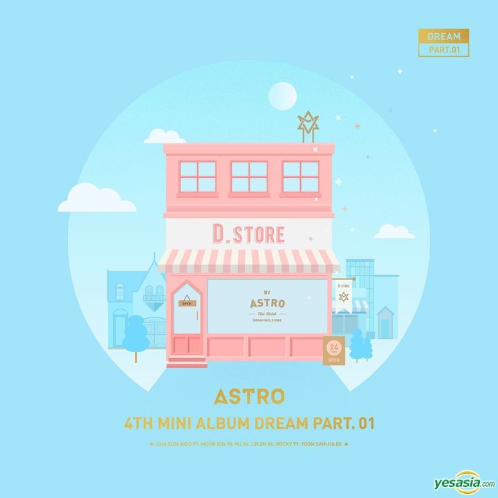 YESASIA: Astro Mini Album Vol. 4 - Dream Part.01 (DAY) + Poster in
