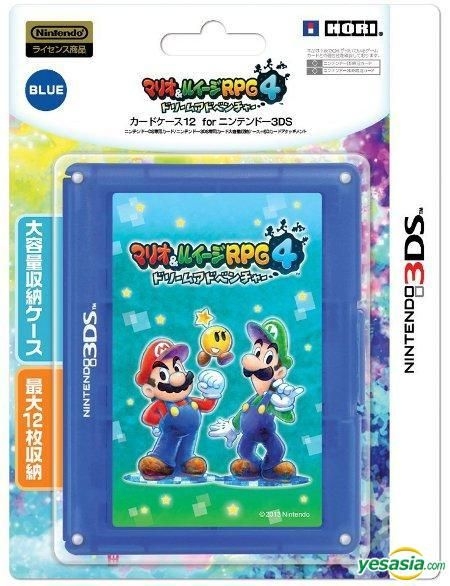 Yesasia 3ds Mario Luigi Rpg 4 Dream Adventure Card Case 12 Blue Japan Version Hori Nintendo Ds 3ds Games Free Shipping North America Site