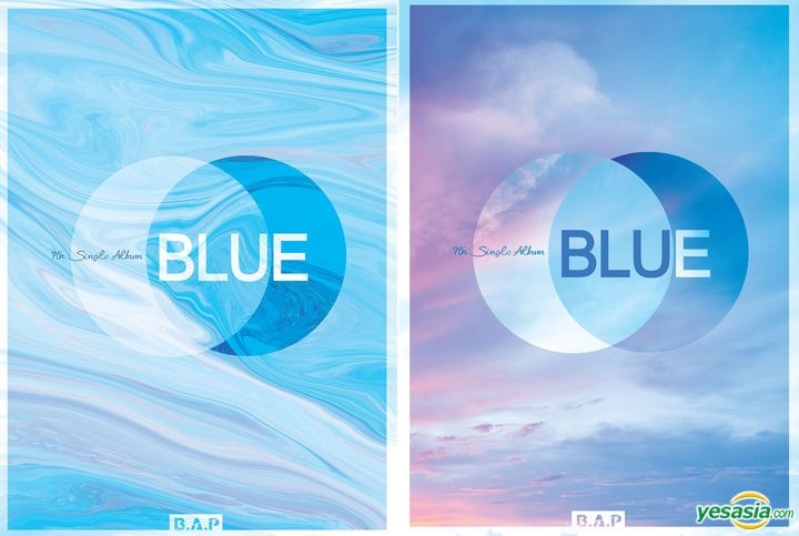 YESASIA: B.A.P Single Album Vol. 7 - BLUE (A + B Version) + 2 Posters ...