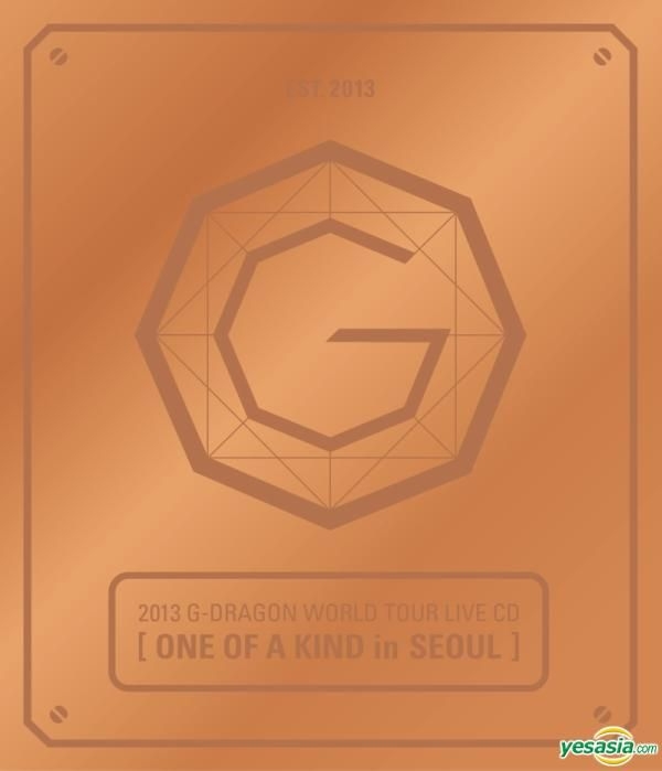 Yesasia Image Gallery G Dragon 13 G Dragon World Tour Live Cd One Of A Kind In Seoul Bronze Cover North America Site