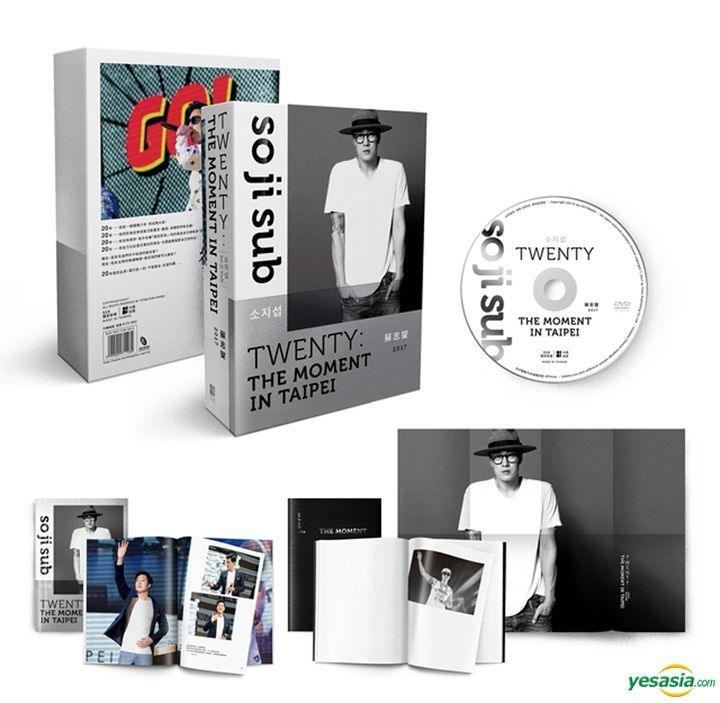 YESASIA: So Ji Sub TWENTY: The Moment in Taipei (DVD + Photobook +