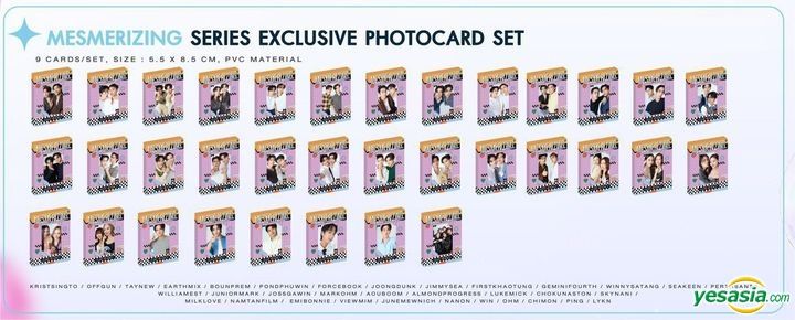GMMTV Emi Bonnie シークレット トレカ YESASIA: Emi & Bonnie - Mesmerizing Series Exclusive Photocard Set