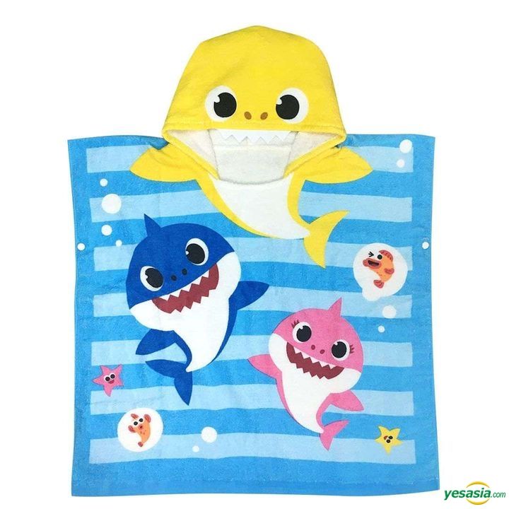 YESASIA Image Gallery Pinkfong Baby Shark Bath Towel