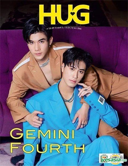 YESASIA: Thai Magazine: Hug No.155 - Gemini & Fourth 写真集／ポスター - Fourth  Nattawat Jirochtikul, Gemini Norawit Titicharoenrak - その他のアジア映画 - 無料配送