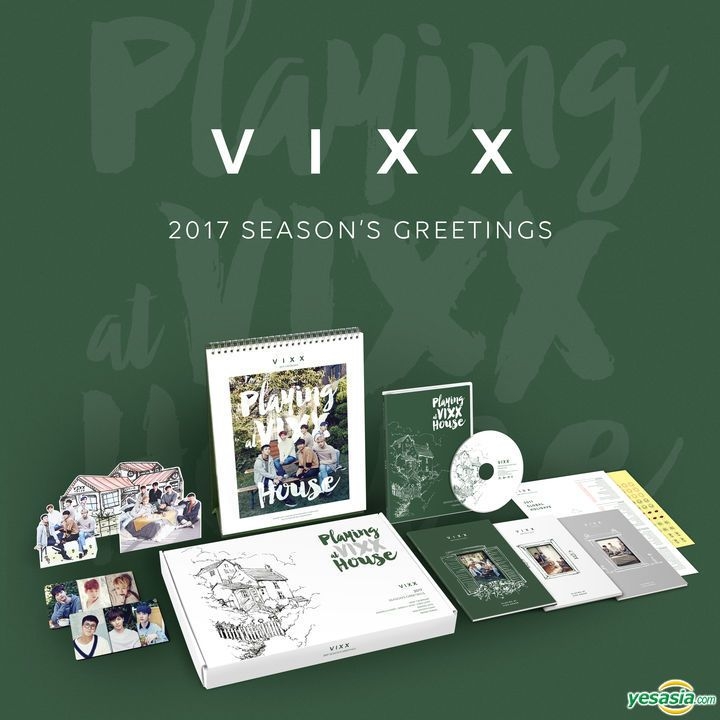 Yesasia Vixx 17 シーズンズ グリーティングス 韓国版 カレンダー ギフト 男性アーティスト 写真集 写真集 ポスター グループ Dvd Vixx ビックス 無料配送 北米サイト