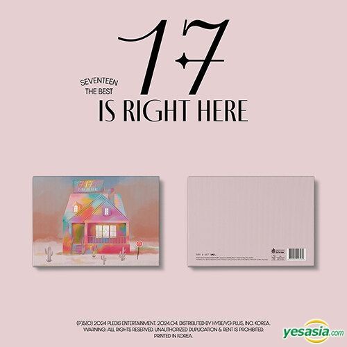 ジョンハン 17IS RIGHT HEAR YESASIA: SEVENTEEN BEST ALBUM - 17 IS RIGHT HERE (Deluxe Version