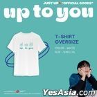 Up Poompat - up to you T-Shirt (White) (Size L)