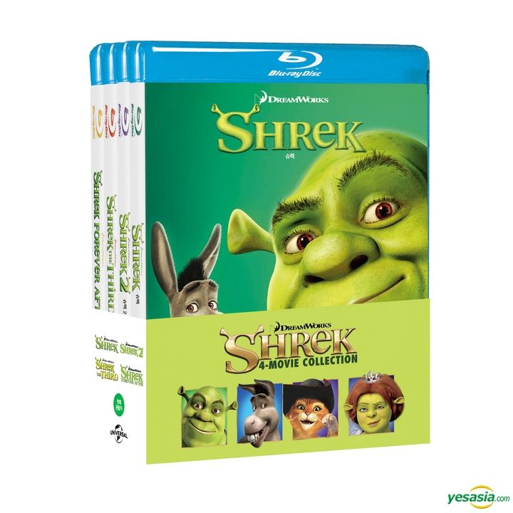 YESASIA: Shrek 4-Movie Collection (Blu-ray) (4-Disc) (Limited Edition ...