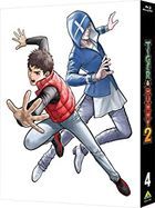 TIGER & BUNNY 2 Vol.4  (Blu-ray) (English Subtitled) (Special Edition)(Japan Version)