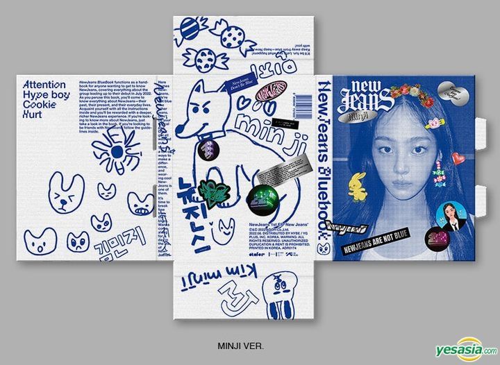 YESASIA: NewJeans EP Album Vol. 1 - New Jeans (Bluebook Version) (Danielle  Version) CD - NewJeans, ADOR CO.,LTD. - Korean Music - Free Shipping -  North America Site