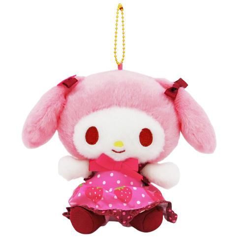 YESASIA: My Melody Plush Toy with Keychain (Strawberry) - Nakajima Corp ...