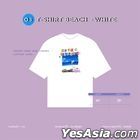 K SEE M x Up Poompat - Beach T-Shirt (White)