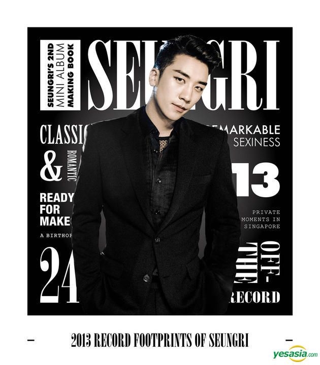 Seungri 2nd Mini Album Making Book 2013 Record Footprints of