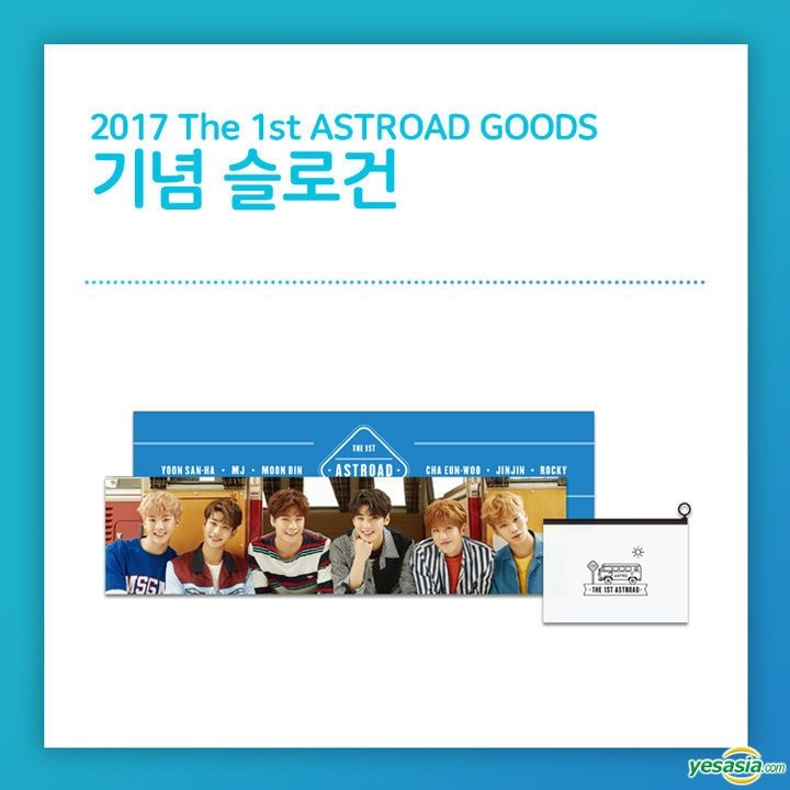 YESASIA: Astro 2017 The 1st Astroad Goods - Slogan MALE  STARS,GROUPS,GIFTS,PHOTO/POSTER,Celebrity Gifts - Astro (Korea), Interpark  INT (Korea) - Korean Collectibles - Free Shipping