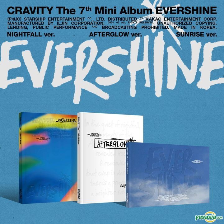 YESASIA: CRAVITY Mini Album Vol. 7 - EVERSHINE (Random Version) CD