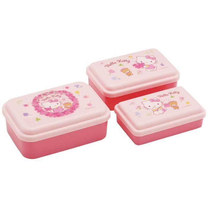 Hello Kitty Pink Food Storage Containers