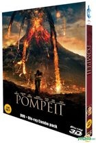 Pompeii (2014) (2D & 3D Blu-ray + DVD) (Korea Version)