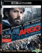 Argo (2012) (4K Ultra HD + Blu-ray) (Hong Kong Version)