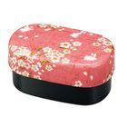 Hakoya Nunobari Oval Lunch Box 830ml (Sakura Usagi/Pink)