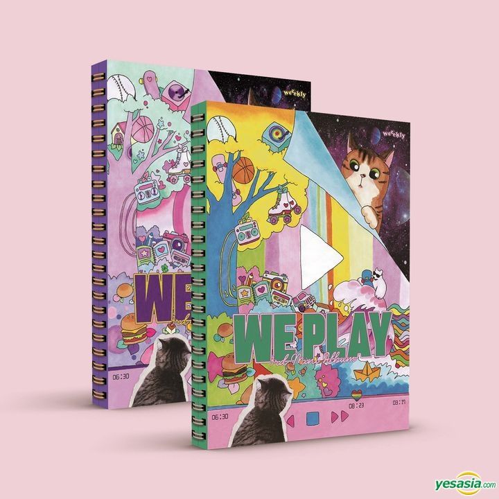 Yesasia Weeekly Mini Album Vol 3 We Play Jump Up Version 2 Posters In Tube Jump Up Version Cd Weeekly 韓国の音楽cd 無料配送