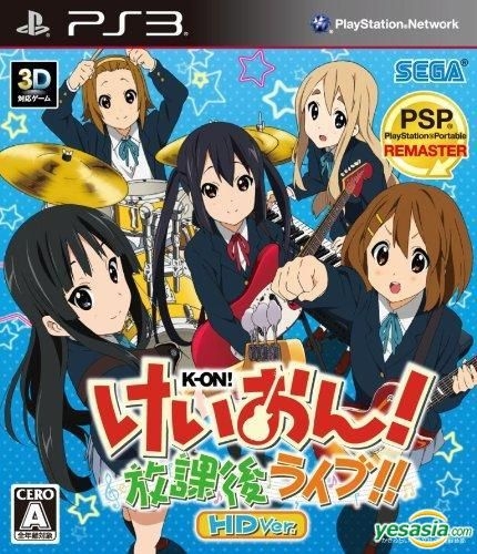 YESASIA: K-On! Houkago Live!! HD Ver. (Japan Version) - SEGA, SEGA -  PlayStation 3 (PS3) Games - Free Shipping - North America Site
