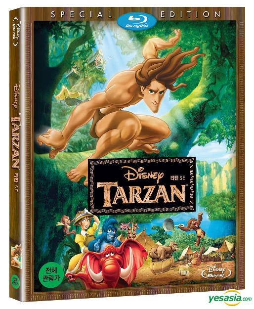 Yesasia Tarzan Blu Ray Korea Version Blu Ray アニメーション 韓国語のアニメ 無料配送 北米サイト