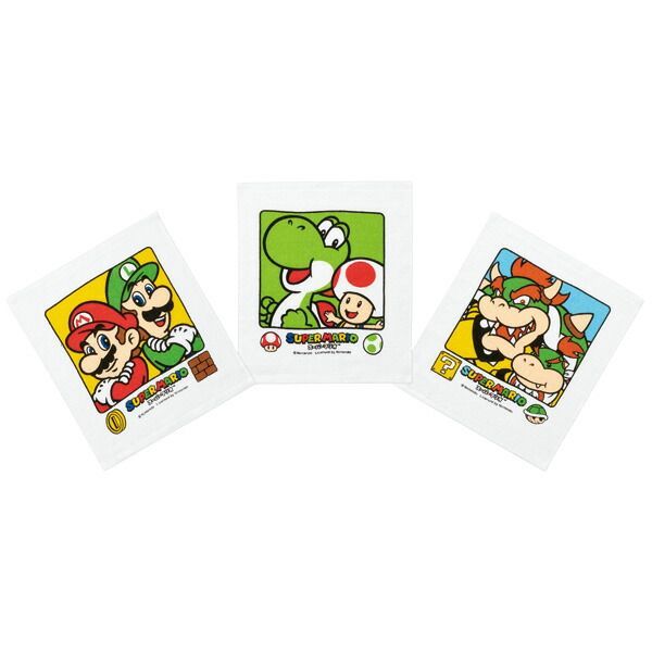 YESASIA: Super Mario Towel 3 Pieces Set - Skater - Lifestyle & Gifts ...