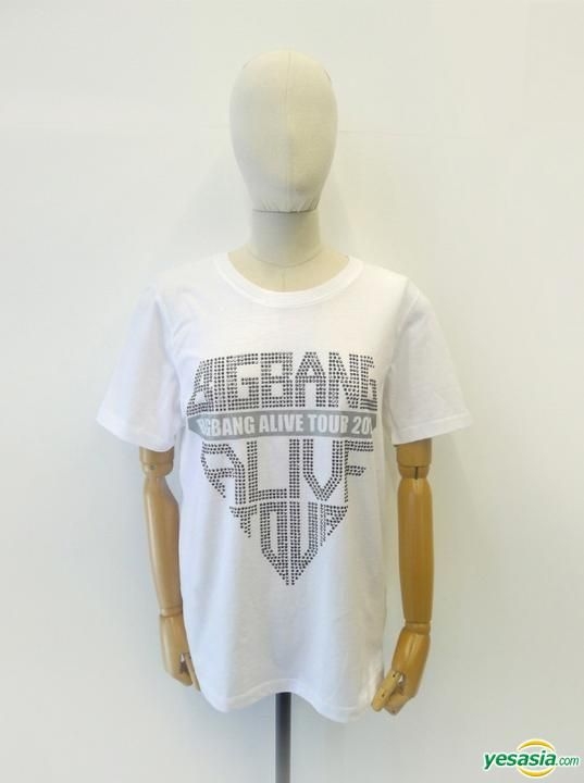 YESASIA: Big Bang - Alive Tour 2012 T-shirt (White / Medium