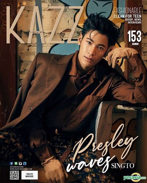 YESASIA : KAZZ : Vol. 153 - Singto Prachaya 海报/写真集,写真集- 巴