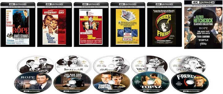 YESASIA: The Alfred Hitchcock CLASSICS COLLECTION VOL.3 [4K ULTRA 