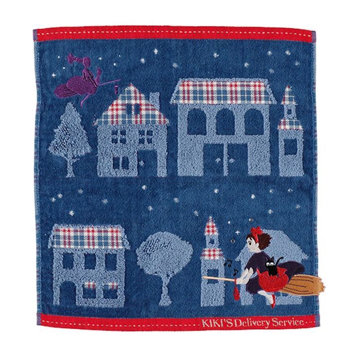 YESASIA Kiki's Delivery Service Hand Towel (34×36cm) (Night) Marushin Lifestyle & Gifts