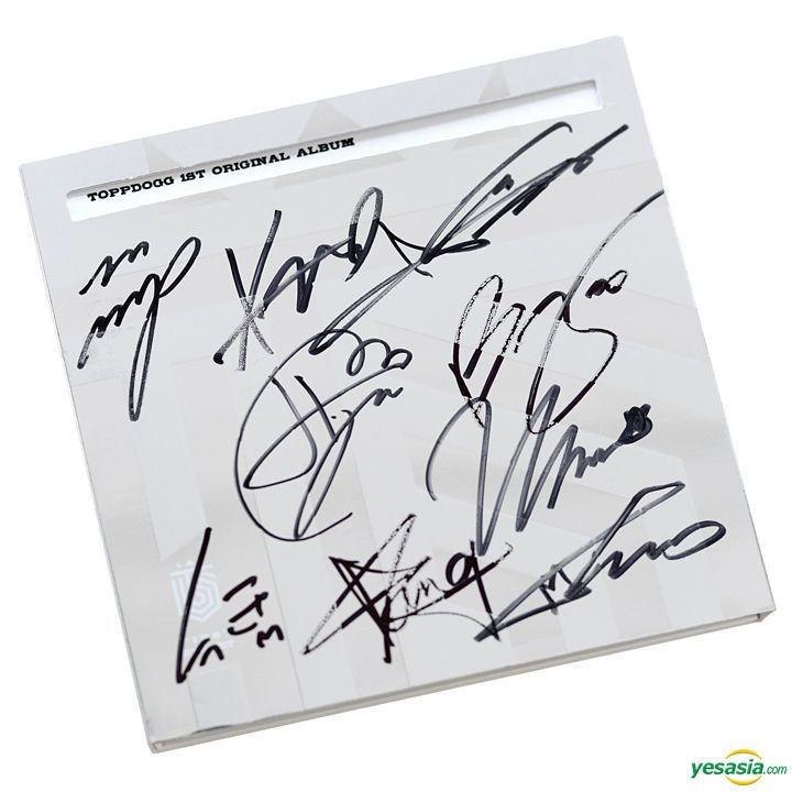 YESASIA Topp Dogg Vol. 1 - First Street (All Members Autographed CD) (Limited Edition) 鐳射唱片 - ToppDogg - 韓語音樂 郵費全免 -