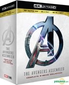 The Avengers Assembled Complete 4-Movie Collection (4K Ultra HD + 2D + 3D Blu-ray) (12-Disc) (Limited Edition)(Korea Version)