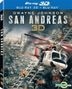 San Andreas (2015) (Blu-ray) (2D + 3D) (Lenticular) (Hong Kong Version)