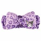 Sanrio Leopard Pattern Face Wash Headband (Kuromi)