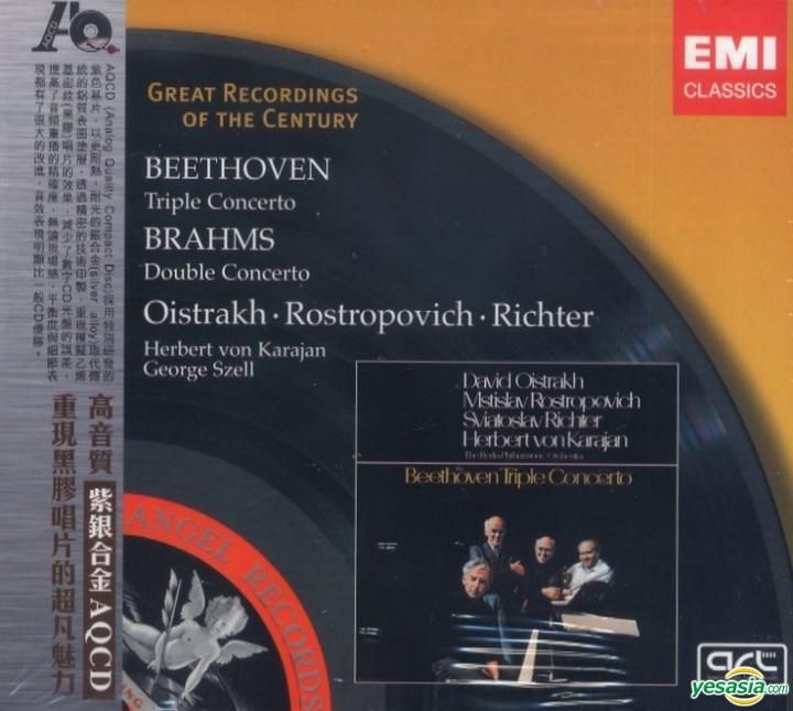 YESASIA: Beethoven: Triple Concerto; Brahms: Double Concerto (AQCD) CD ...