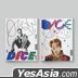 SHINee : Onew Mini Album Vol. 2 - DICE (Photo Book Version) (ROLLING + DICE Version) + 2 Random Posters in Tube