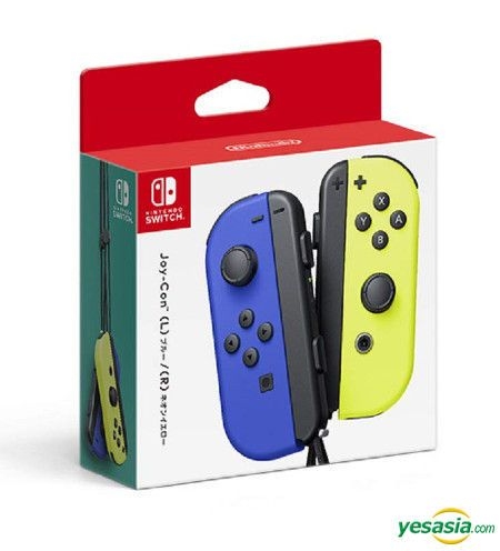 YESASIA: Nintendo Switch Joy-Con(L) (Blue) /(R) (Neon Yellow