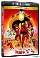 Incredibles 2 (2018) (Blu-ray) (4K Ultra HD + Blu-ray) (Hong Kong Version)