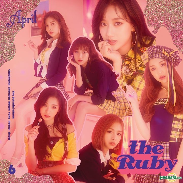 YESASIA: April Mini Album Vol. 6 - the Ruby + Poster in Tube Music ...
