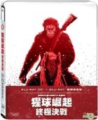 猿人爭霸戰: 猩凶巨戰 (2017) (4K Ultra HD + Blu-ray) (香港版) 