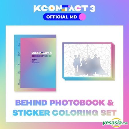 YESASIA: KCON:TACT 3 Official MD - Behind Photobook & Sticker