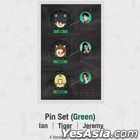 MIRROR.WE.ARE LIVE CONCERT 2022 BABY MIRROR Pin Set (Green)